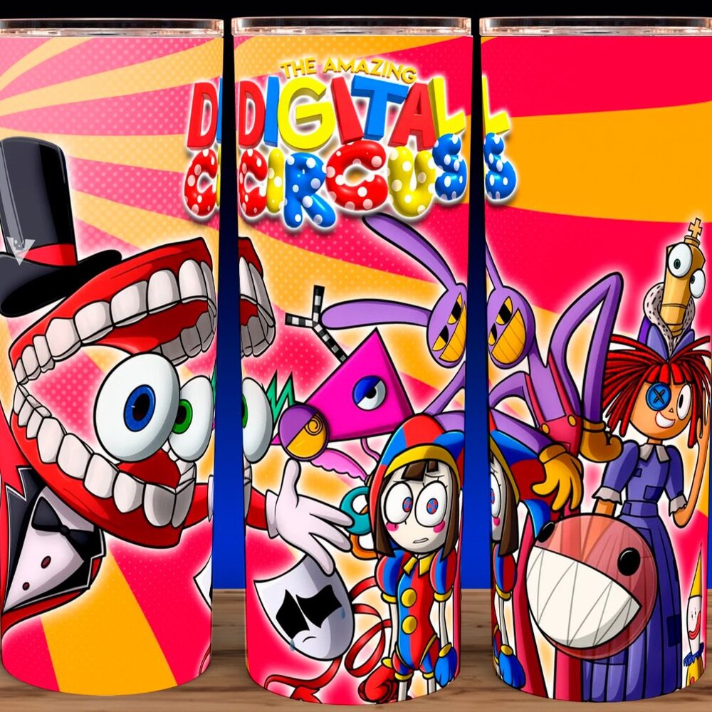 30oz Size - The Amazing Digital Circus Cup Mug Tumbler